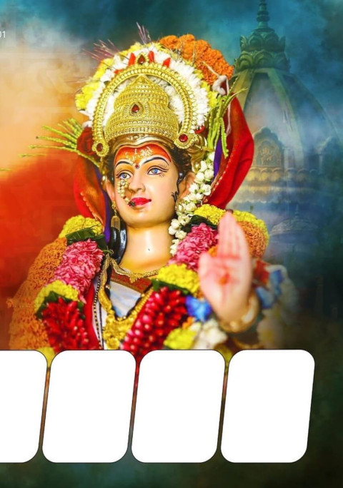 Happy Durga Puja Banner HD Free Backgrounds CB Images