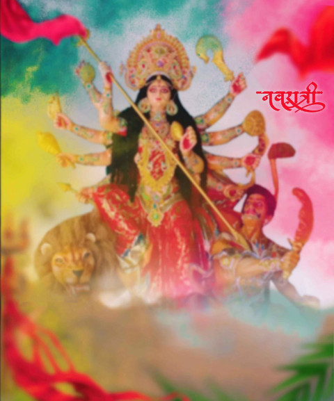 Happy Durga Puja Navratri Editing HD Background Free Images
