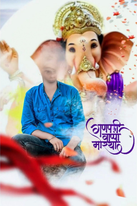 Happy Ganesh Chaturthi Big Size CB Background Witout Head Img