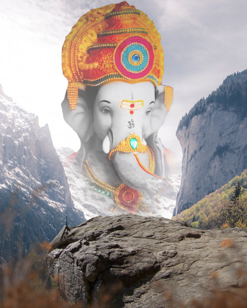Happy Ganesh Chaturthi CB Background For Ganpati Bappa