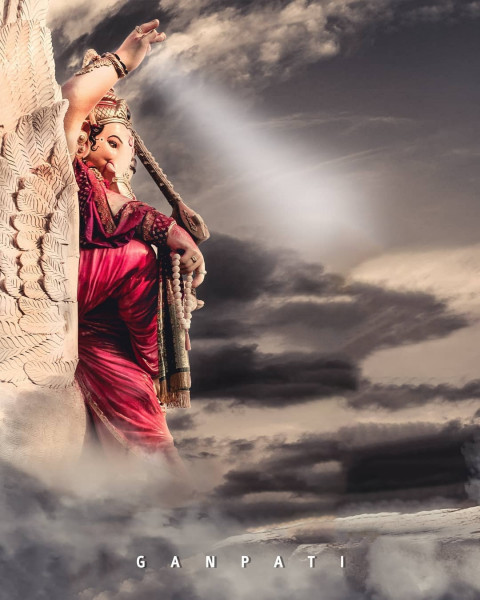 Happy Ganesh Chaturthi PicsArt Cb Editing Background Hd