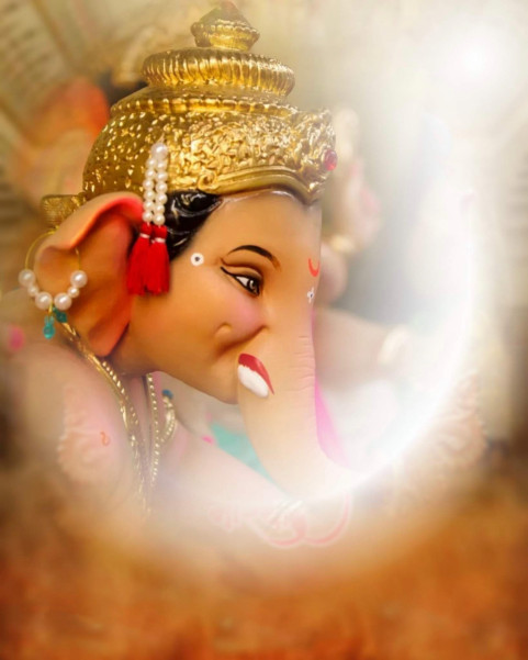 Happy Ganesh Ji Photo Editing CB Background For Photoshop