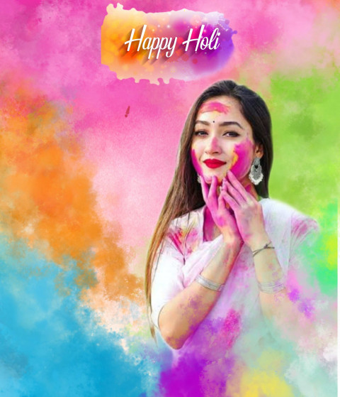 Happy Holi Background Photos For Editing HD