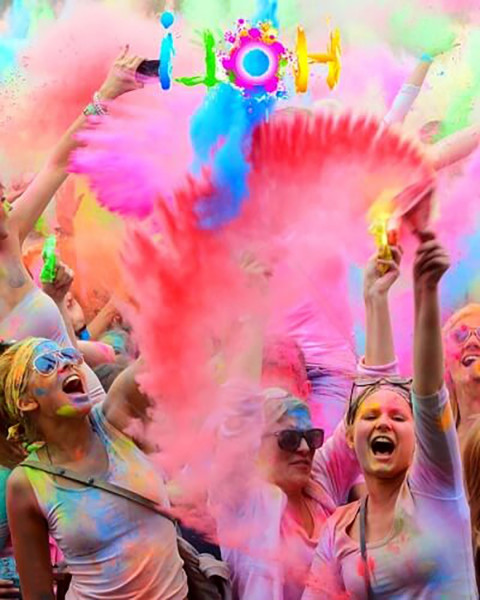Happy Holi CB Background For Picsart Editing