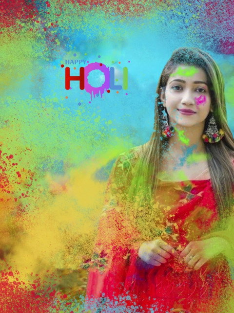 Happy Holi CB Editing Background For Picsart Full HD