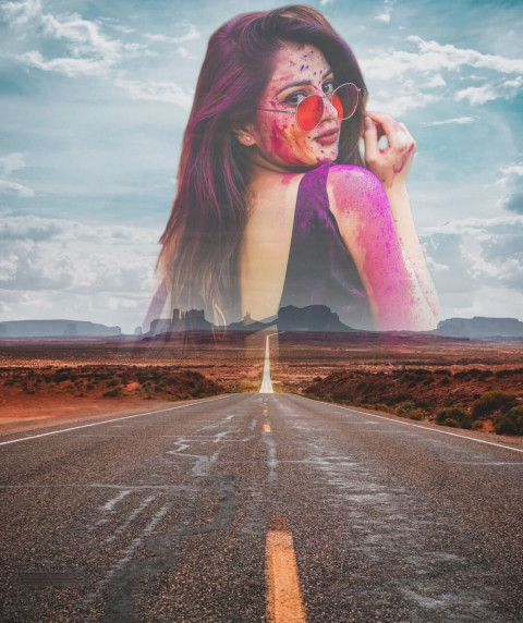 Happy Holi CB Picsart Background Download
