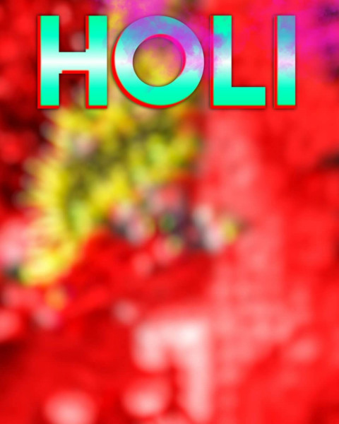 Happy Holi CB Picsart Background For Photo Editing