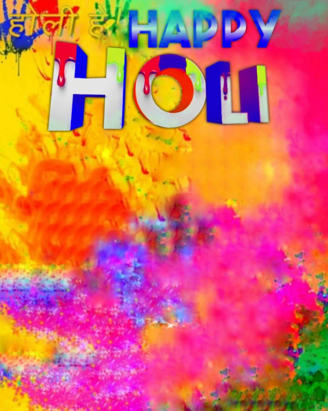 Happy Holi CB Picsart Background For Photo Editing New