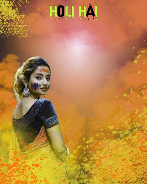 Happy Holi CB Picsart Background HD Download