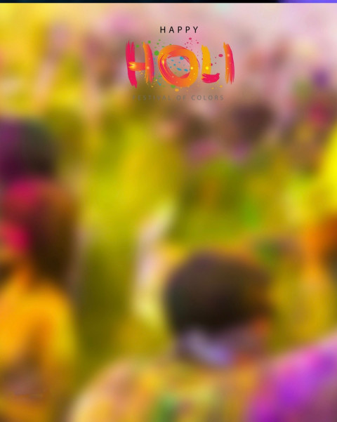Happy Holi Colorful Photo Editing CB Background