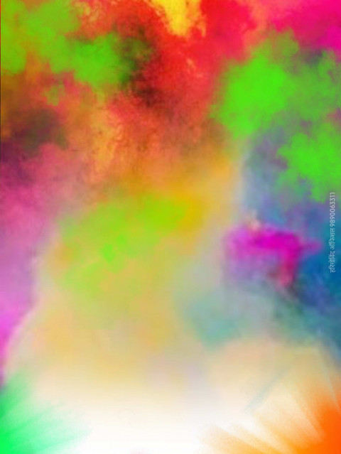 Happy Holi Colorful Picsart Background