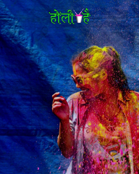 Happy Holi Editing CB Background Download For Photo Editing Girl