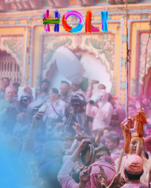 Happy Holi Editing CB Background Download For Photo Editing HD