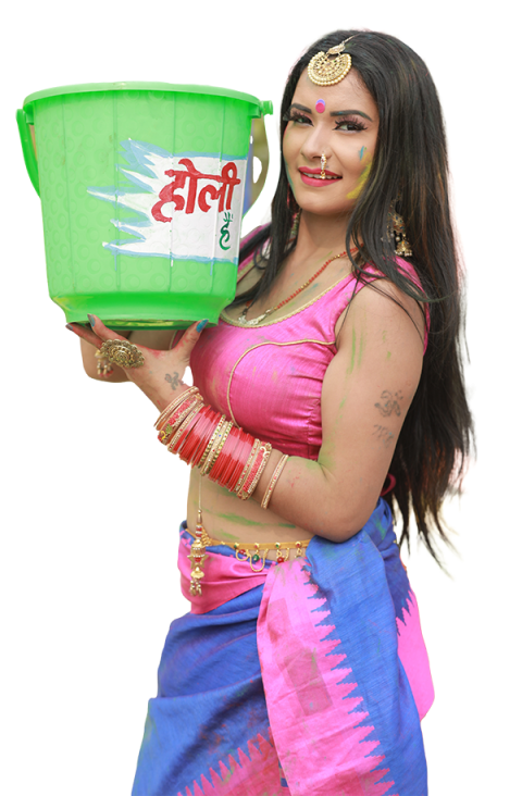 Happy Holi Editing Girl Png Images Download