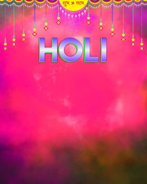 Happy Holi Festival CB Background For Editing