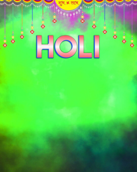 Happy Holi Festival CB Background For Editing Full HD
