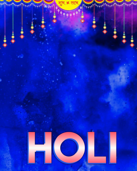 Happy Holi Festival CB Background For Editing Pic