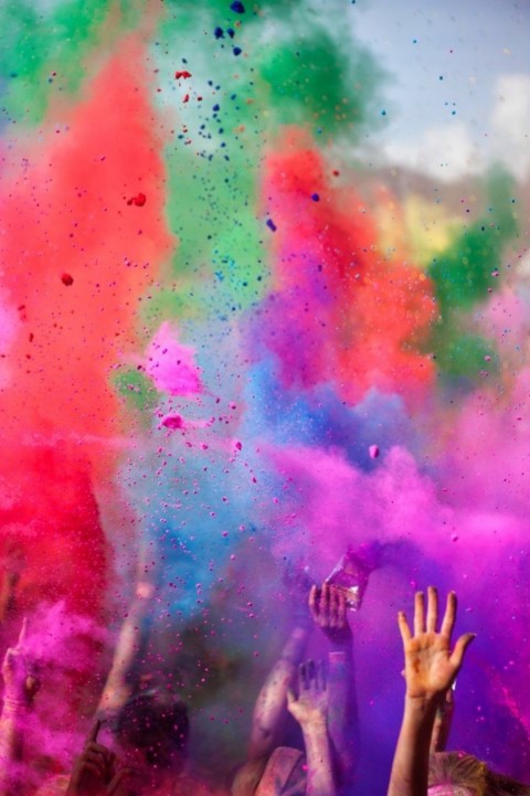 Happy Holi Photo Editing Background