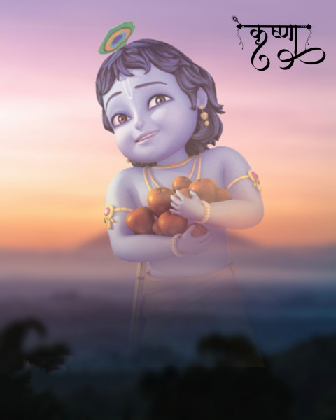 Happy Janmashtami CB PicsArt Editing Background Image