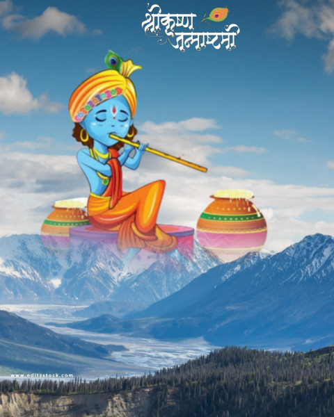 Happy Janmashtami CB Picsart Editing HD Background Download Photos