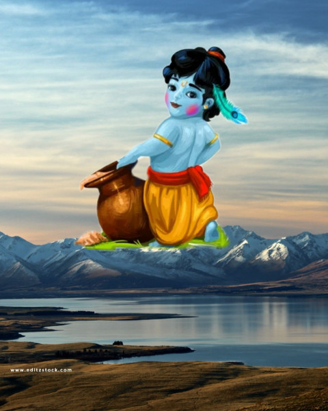 Happy Janmashtami CB Picsart Editing HD Background Download Pics