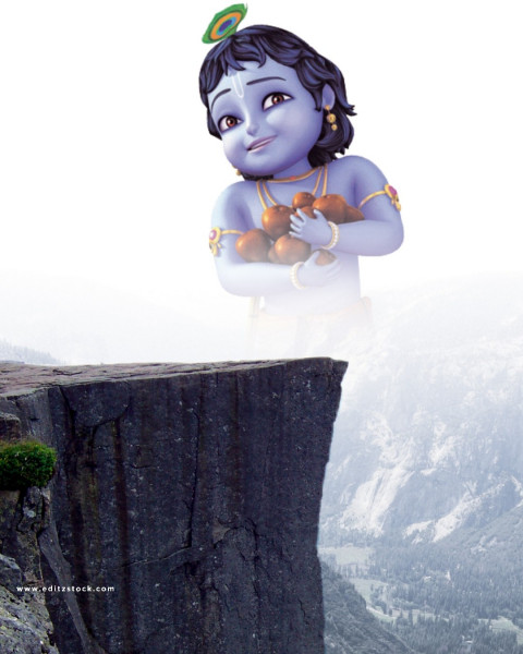 Happy Janmashtami Photo Editing CB PicsArt Background Download