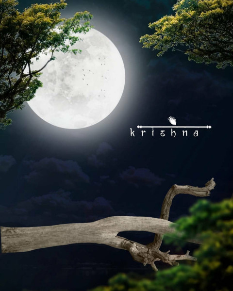 Happy Janmashtami PicsArt Cb Background