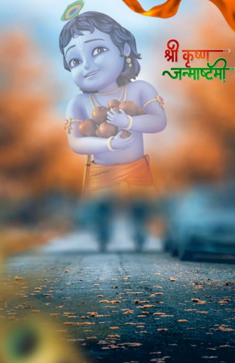 Happy Janmashtami Special CB Background Download