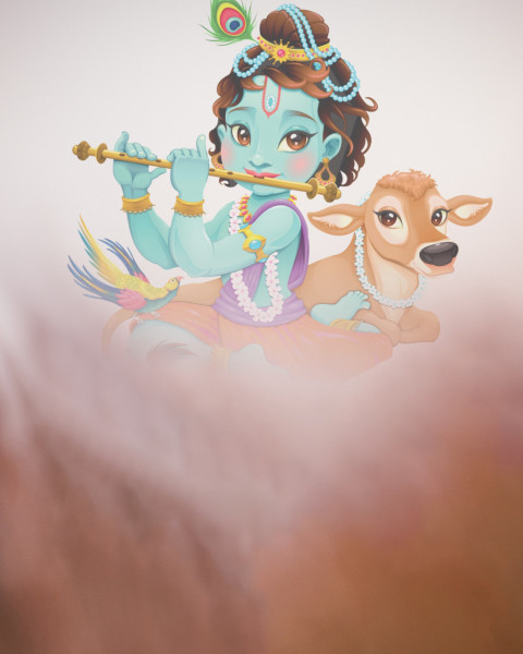 Happy Krishna Janmashtami Editing Background for PicsArt Cb