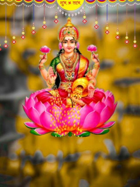 Happy Lakshmi Puja PicsArt CB Background Stock Free