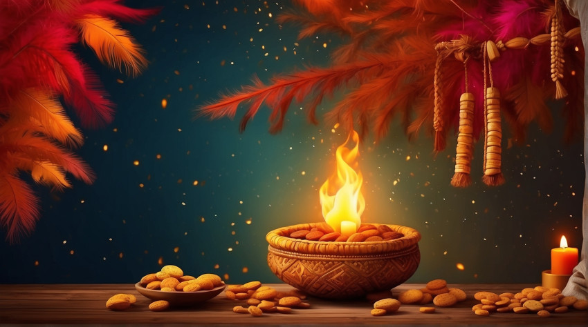 Happy Lohri Background HD Images For Festival Editing Desktop Pic