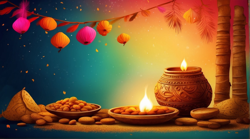 Happy Lohri Free Banner Background New Images Full HD Photos