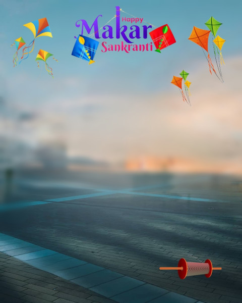 HAppy Makar Sankranti Background For CB Photo Editing