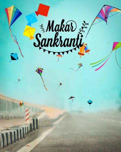 Happy Makar Sankranti CB Editing Background Free Stock Photos