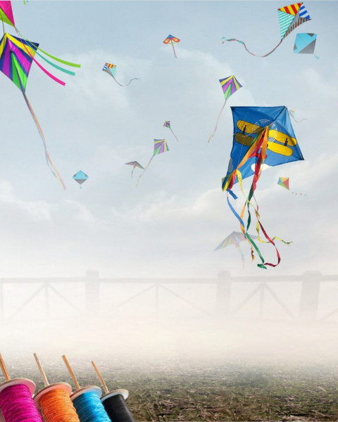 Happy Makar Sankranti Editing Background For Picsart & CB
