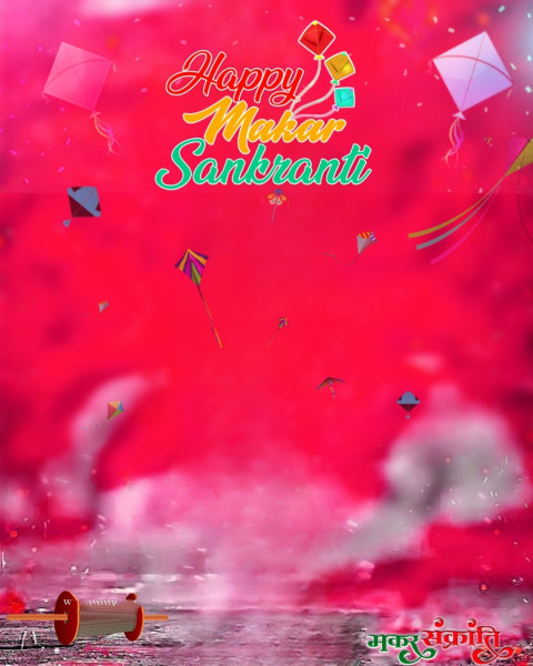 Happy Makar Sankranti HD Images For Photo CB Editing Download