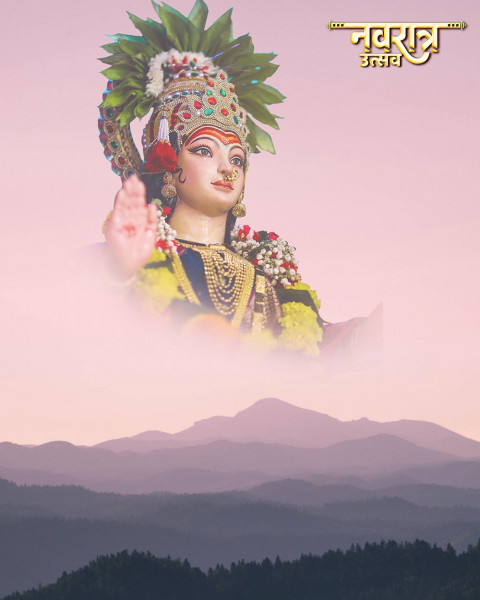 Happy Navratri CB Photoshop Editing Backgound Download Full HD Free