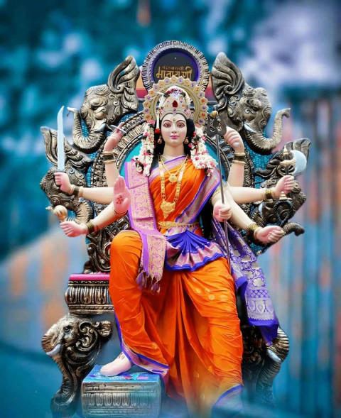 Happy Navratri Free Photo Editing CB Background Full HD