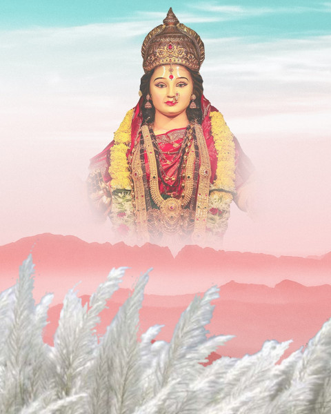 Happy Navratri HD Background Download For PicsArt