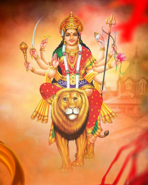 Happy Navratri Photo Editing Background Download