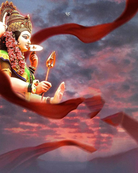 Happy Navratri Photoshop Editing Background Full HD