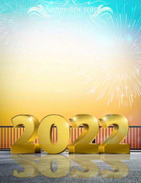 Happy New Year 2022 Background For Picsart Photo Editing