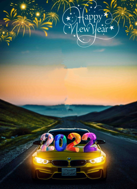 Happy New Year 2022 Background HD CB Picsart Editing