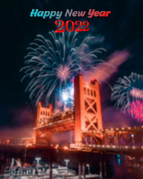 Happy New Year 2022 Background New Photoshop HD