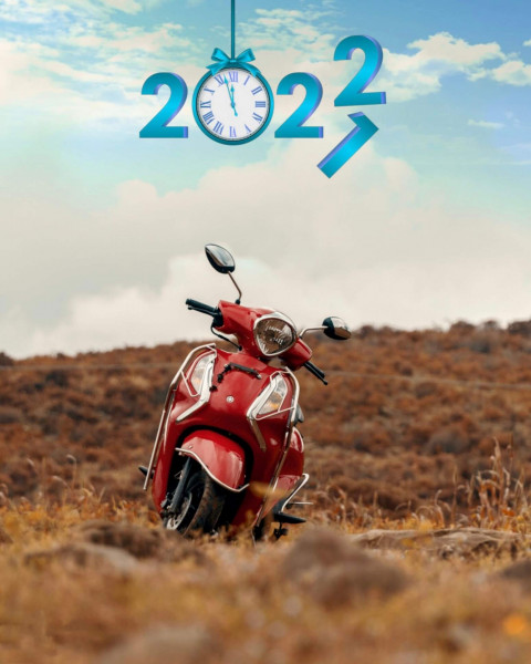 Happy New Year 2022 Bike CB Editing PicsArt Background