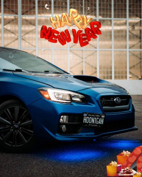 Happy New year 2022 Car Editing Background CB