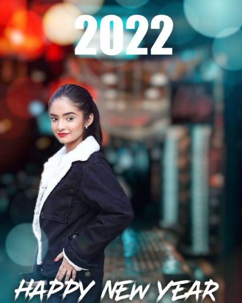 Happy New Year 2022 Cb Editing Background with Girls