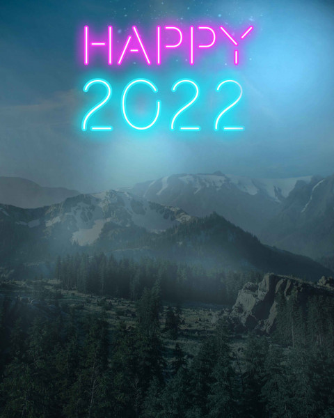 Happy New Year 2022 Photo Editing Background CB Photoshop