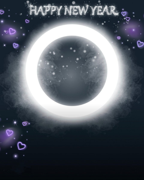 2025 Dark Night New Year Free Hd Editing Background