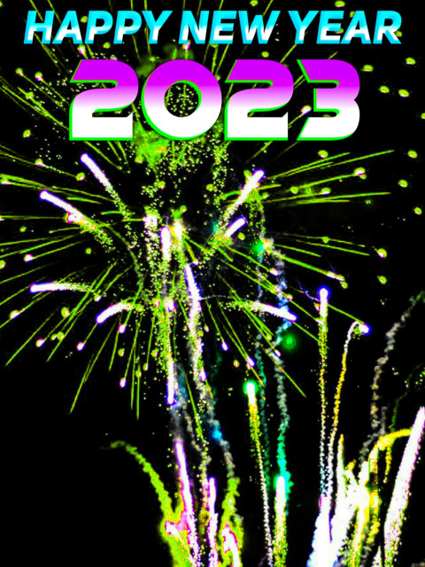 Happy New Year 2023 HD Photo Editing CB Background